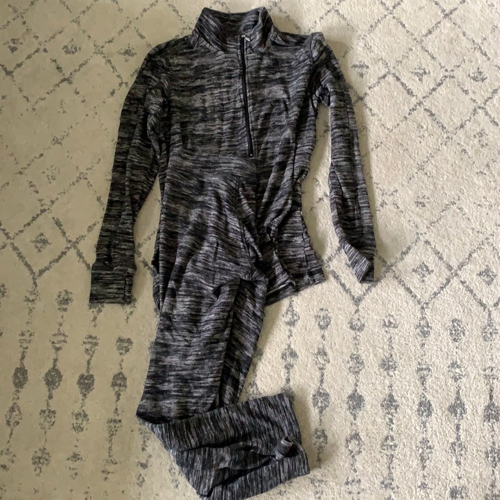 Charcoal gray lounge set